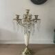 19th century marble, brass and tassel chandelier