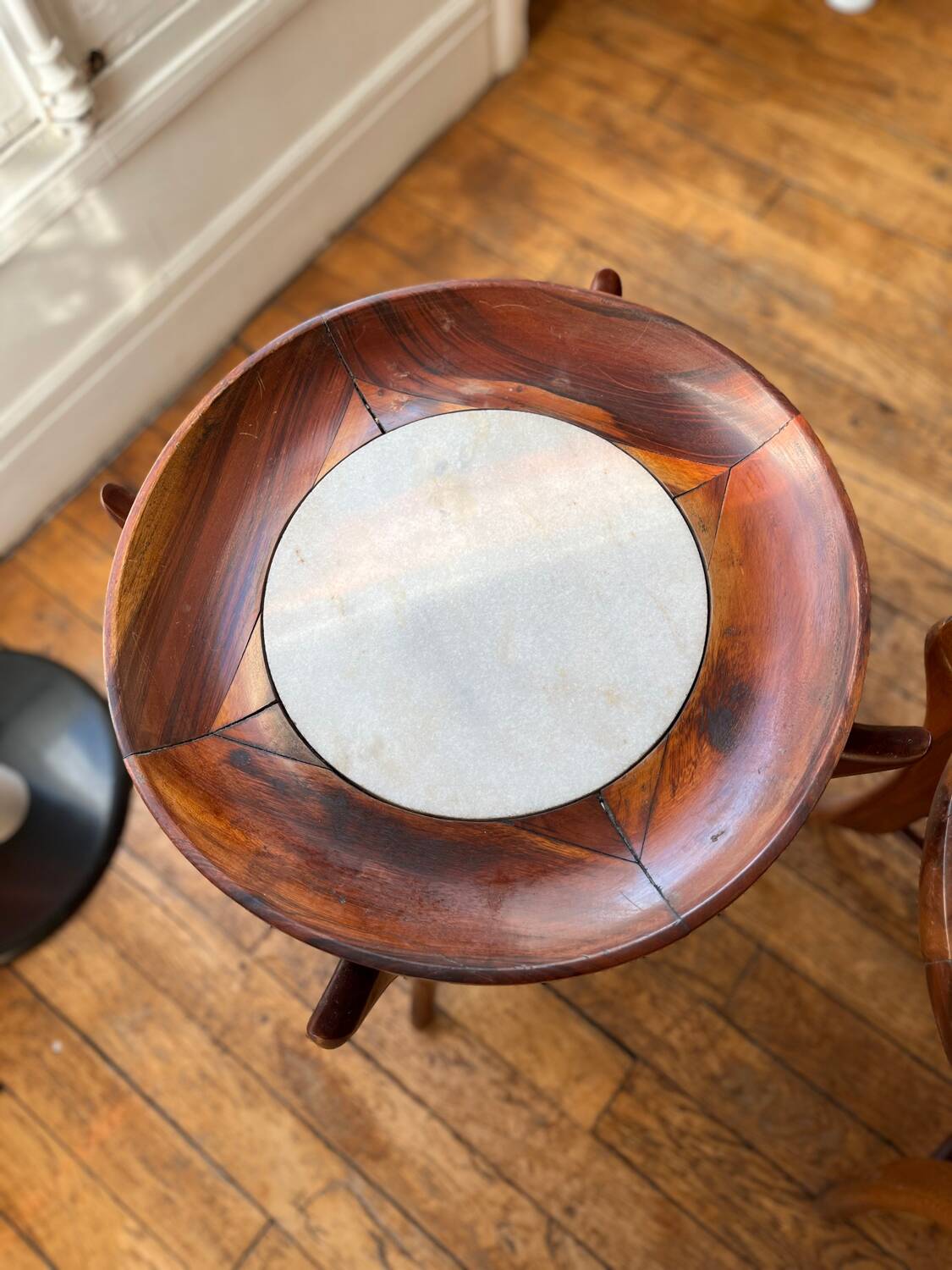 G. Scapinelli. Pair of Maracana side tables.