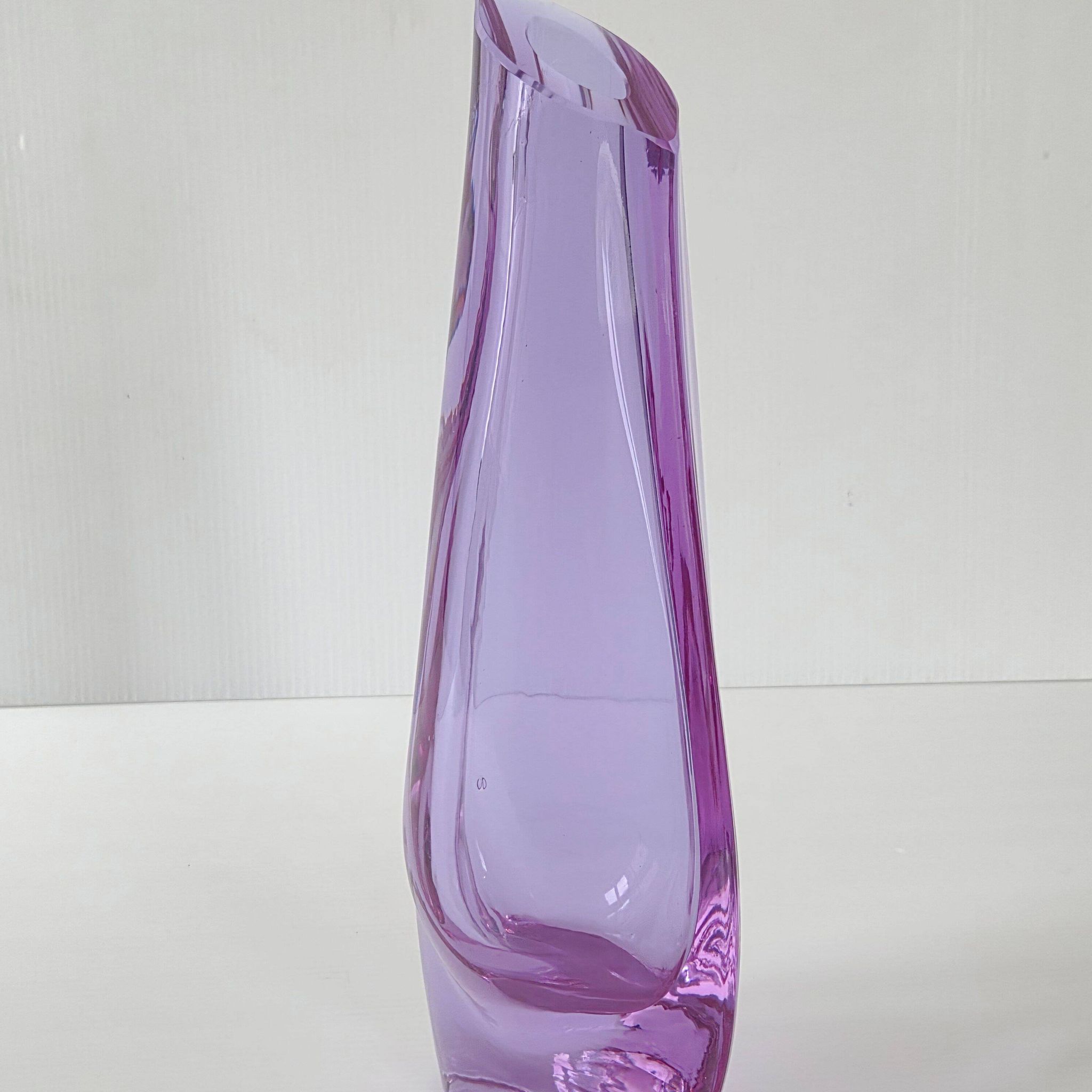 Vase vintage 1960 en verre