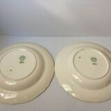 Set of 7 half-hollow plates Villeroy and Boch Mettlach 1562