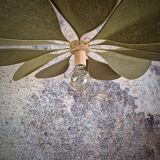 Aerial suspension, 12 metal and linen blades