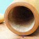 Turned wooden mortar and pestle