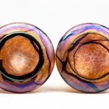 Pair of Art Nouveau iridescent glass vases – Pallme-König & Habel, circa 1900