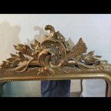 Large mirror old golden molding 153 by 83 cm