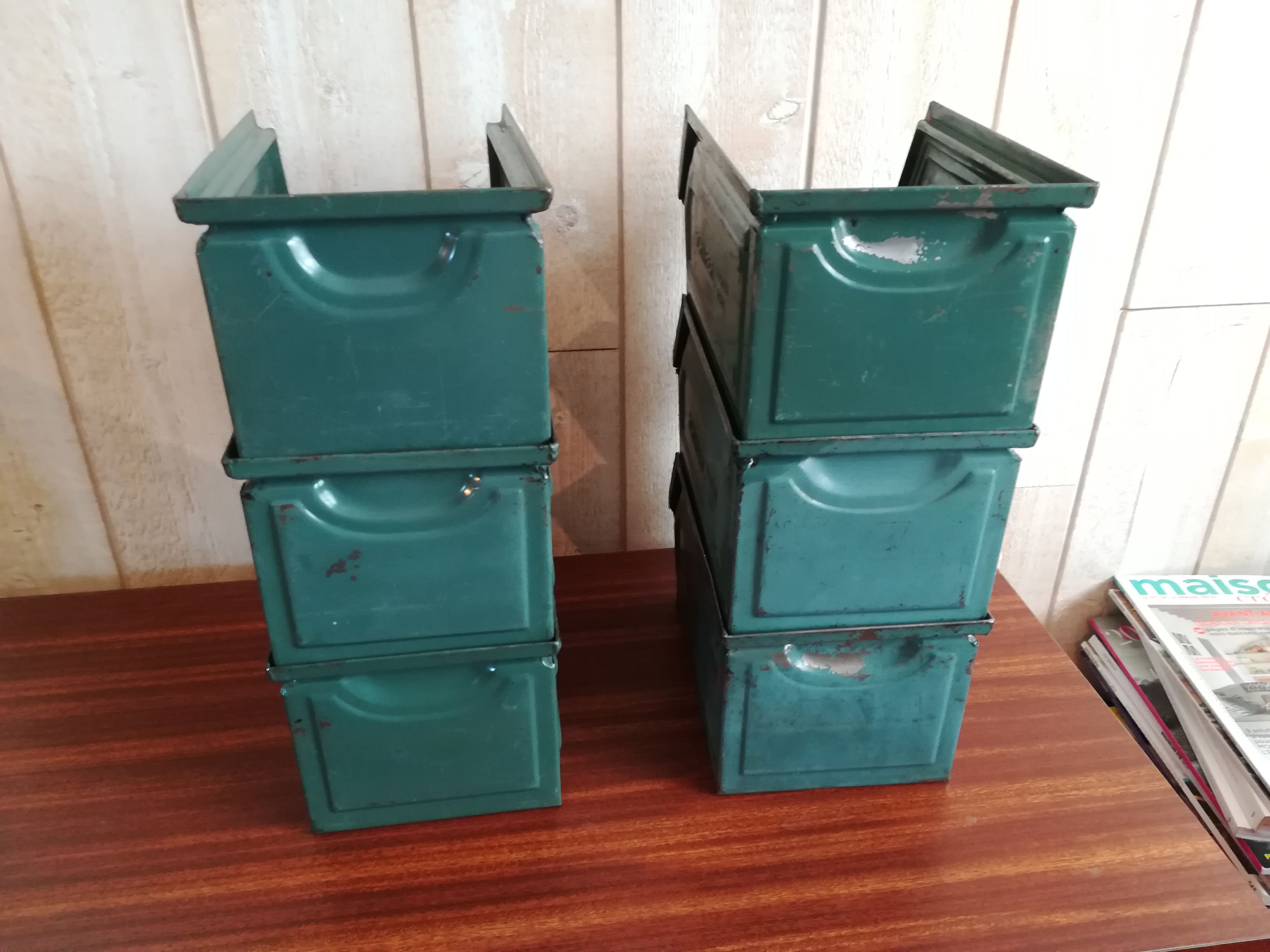 Set of 6 Schelfer lockers