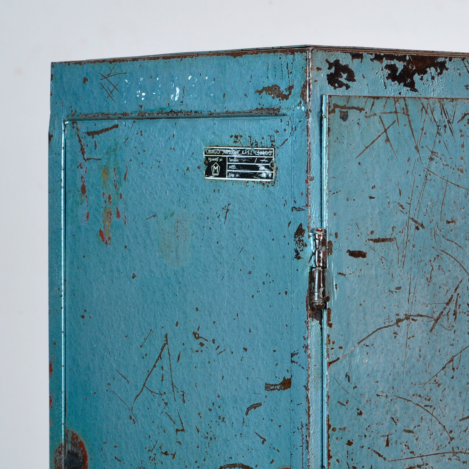 Industrial Iron Cabinet, 1960s