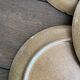 Service of 15 vintage Longchamp plates in stoneware.