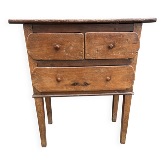 Commode rustique Brésilienne 3 tiroirs