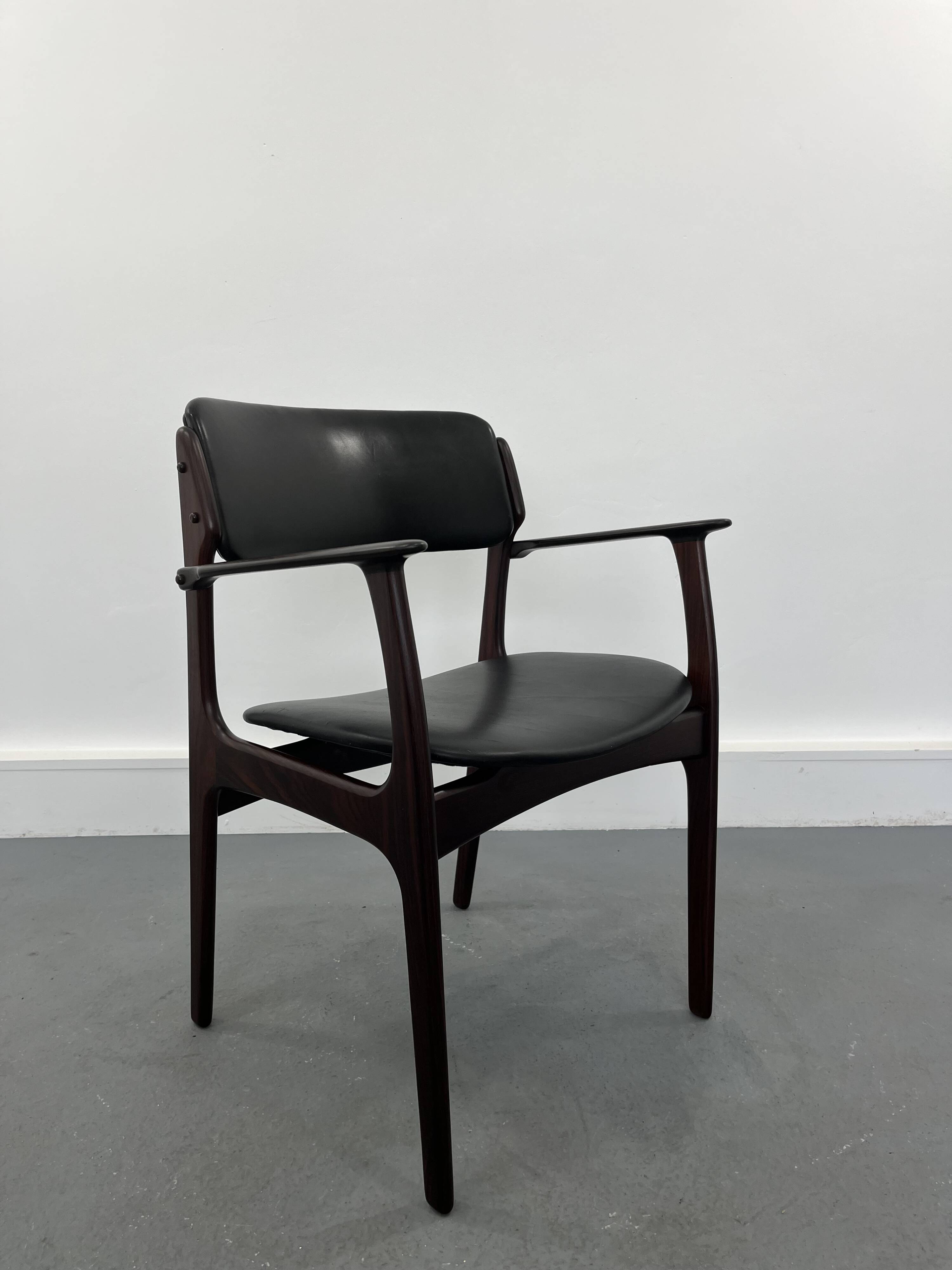 Rosewood Armchair by Erik Buch 1960s