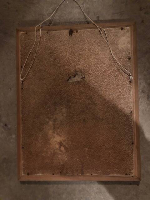 Watercolour painting of Montmartre, Place du Tertre, Paris, signed Guillery.