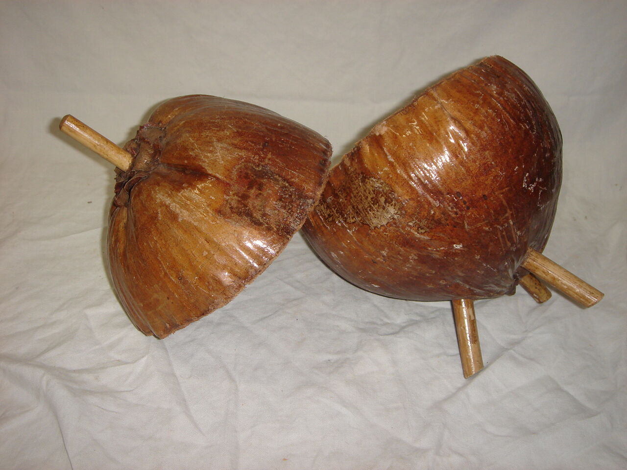 Ice bucket, naturalized coconut from 1970