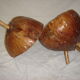 Ice bucket, naturalized coconut from 1970