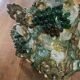 Lustre corbeille grappes de raisin Murano