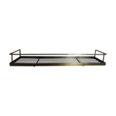 Brass metal shelf