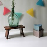 XiXe cherry wood stool