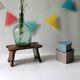 XiXe cherry wood stool