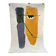 Handwoven Moroccan rug - grey rug with a yellow touch 3X2m