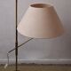 Mid century 360 deg. swing and height adjustable brass floor lamp, 1950s