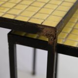 Tiled trundle tables, circa 1970