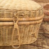 Wicker suitcase