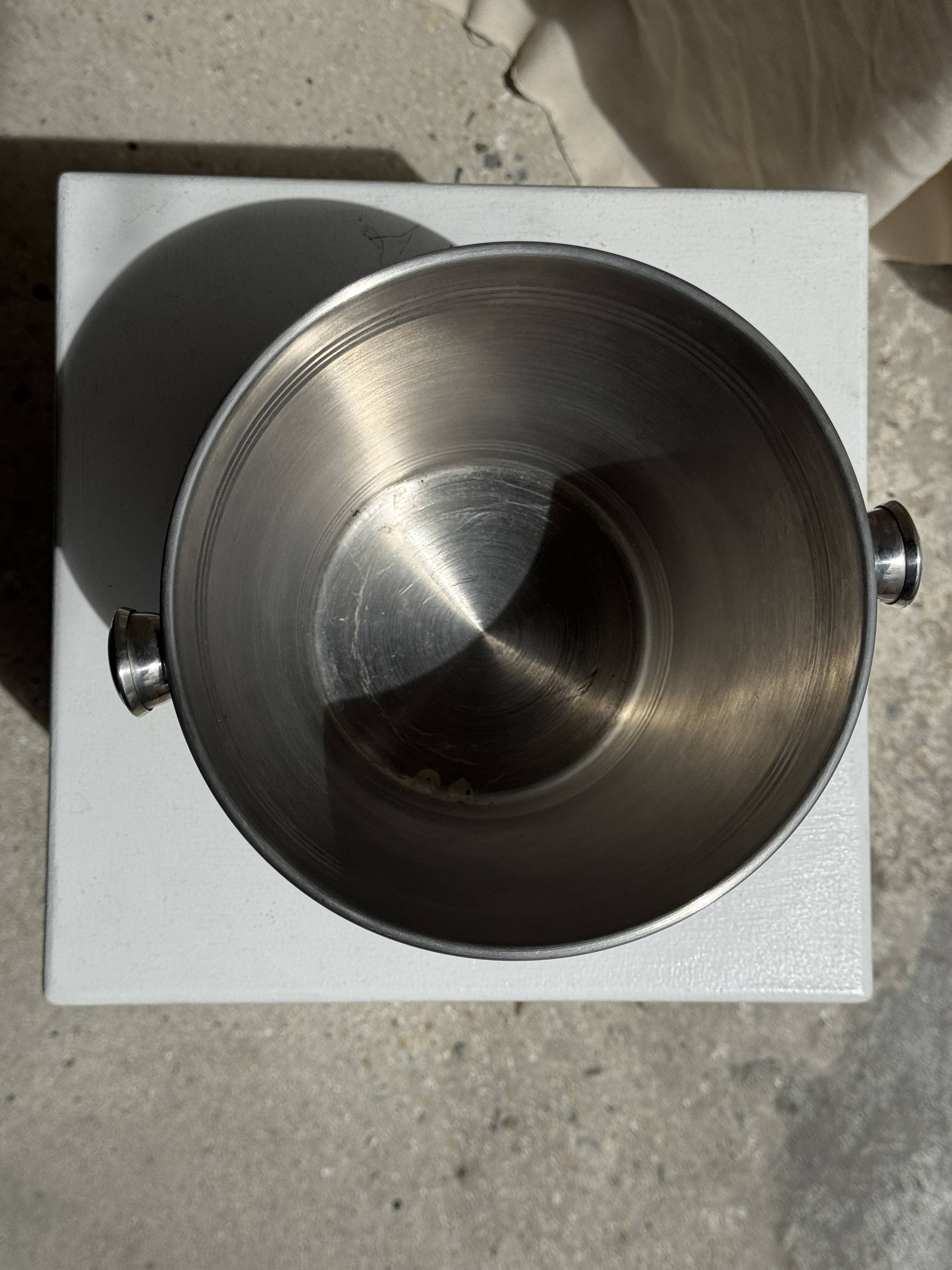 Silver-plated champagne bucket H19 D19