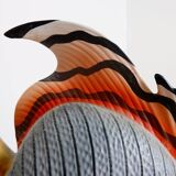 Lampe de table Giulia Mangani pour Oggetti Sculpture de poisson en porcelaine