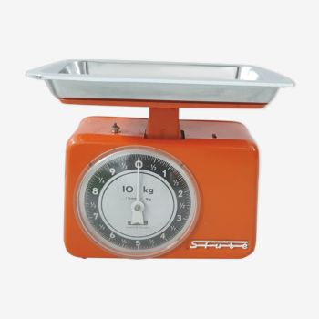 Balance de cuisine vintage Stube West Germany orange