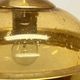 Mid century design Space Age UFO Brass Pendant by Kamenicky Senov, 1970s