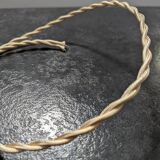 Suspension ancienne coupelle opalescente esprit baladeuse art déco 1930 ø 20.5 cm