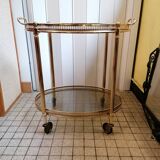 Vintage brass dessert