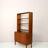 Vintage Swedish bookcase with storage compartment
