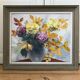 Peinture bouquet champêtre G.Dubois
