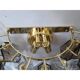 Set of Two Contemporary Transpaernt and Fumè "Poliedro" Murano Glass Wall Sconces