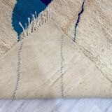 Handmade Moroccan Berber carpet 247 x 135 CM