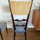 Set of four Italian Mid-Century Modern High Back dining chairs by Aldo Tura