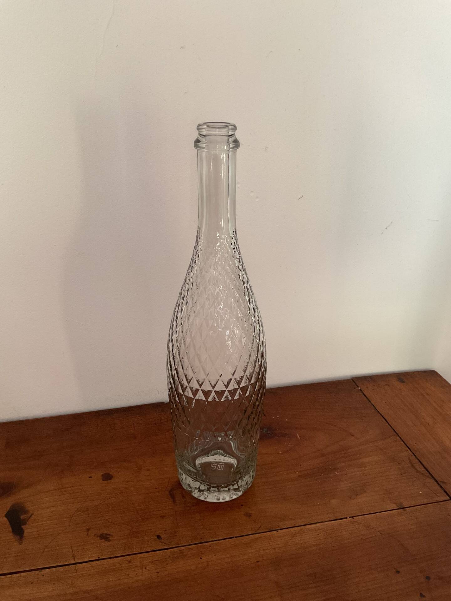 Vintage cut glass bottle