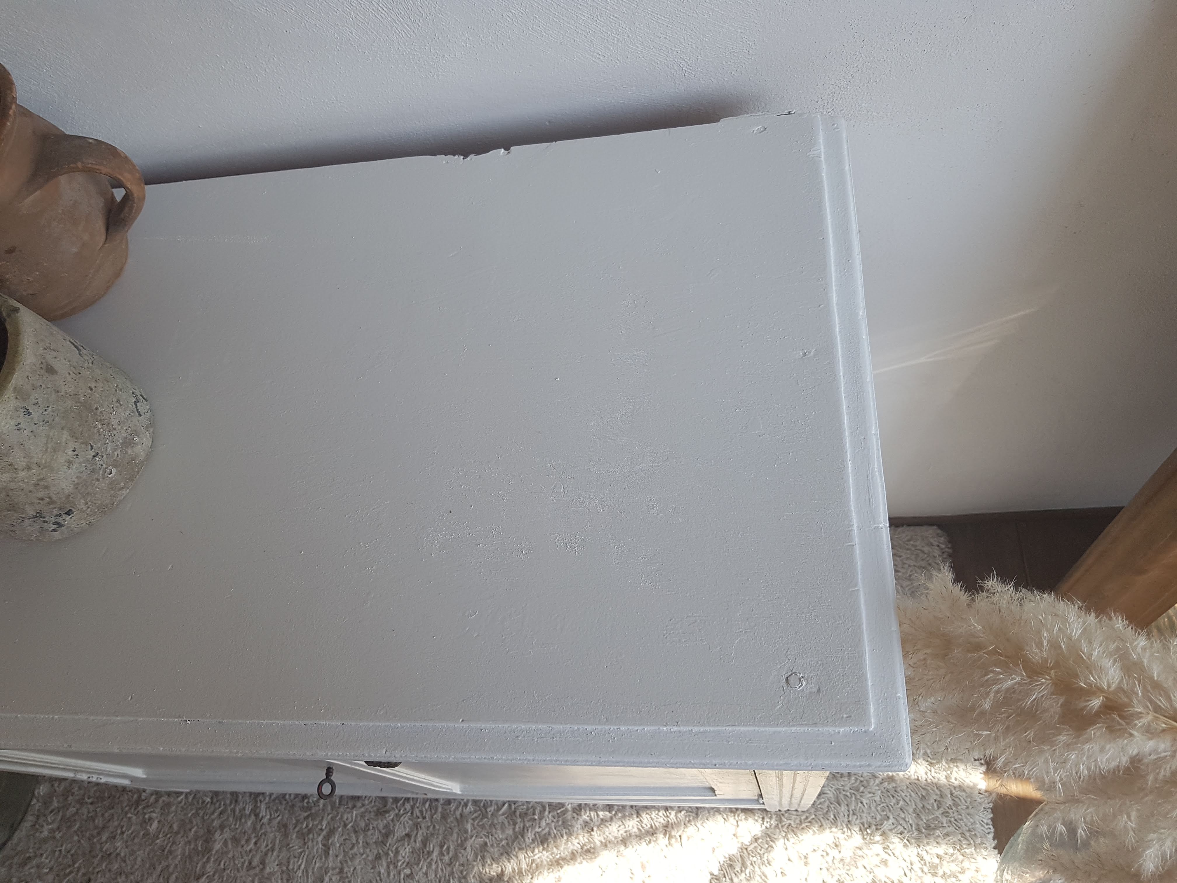 Old white Parisian buffet