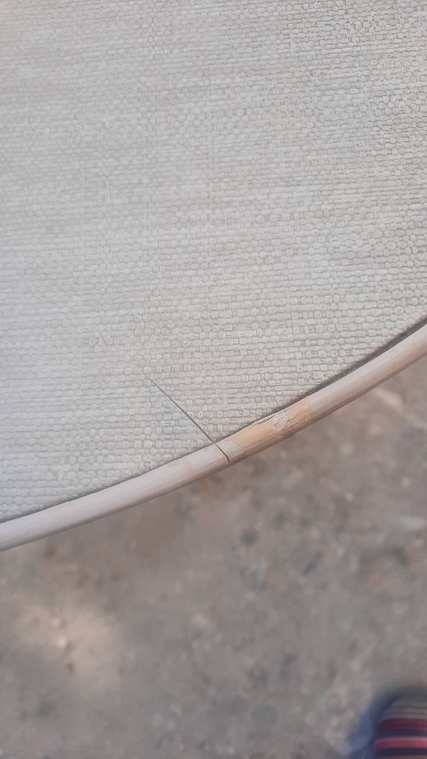 Rattan and bamboo garden furniture