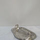 Silver metal dish