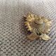 Brass inkwell