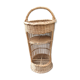 Wicker bottle door