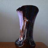 Enameled vase Vallauris