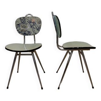 Lot de 2 chaises formica