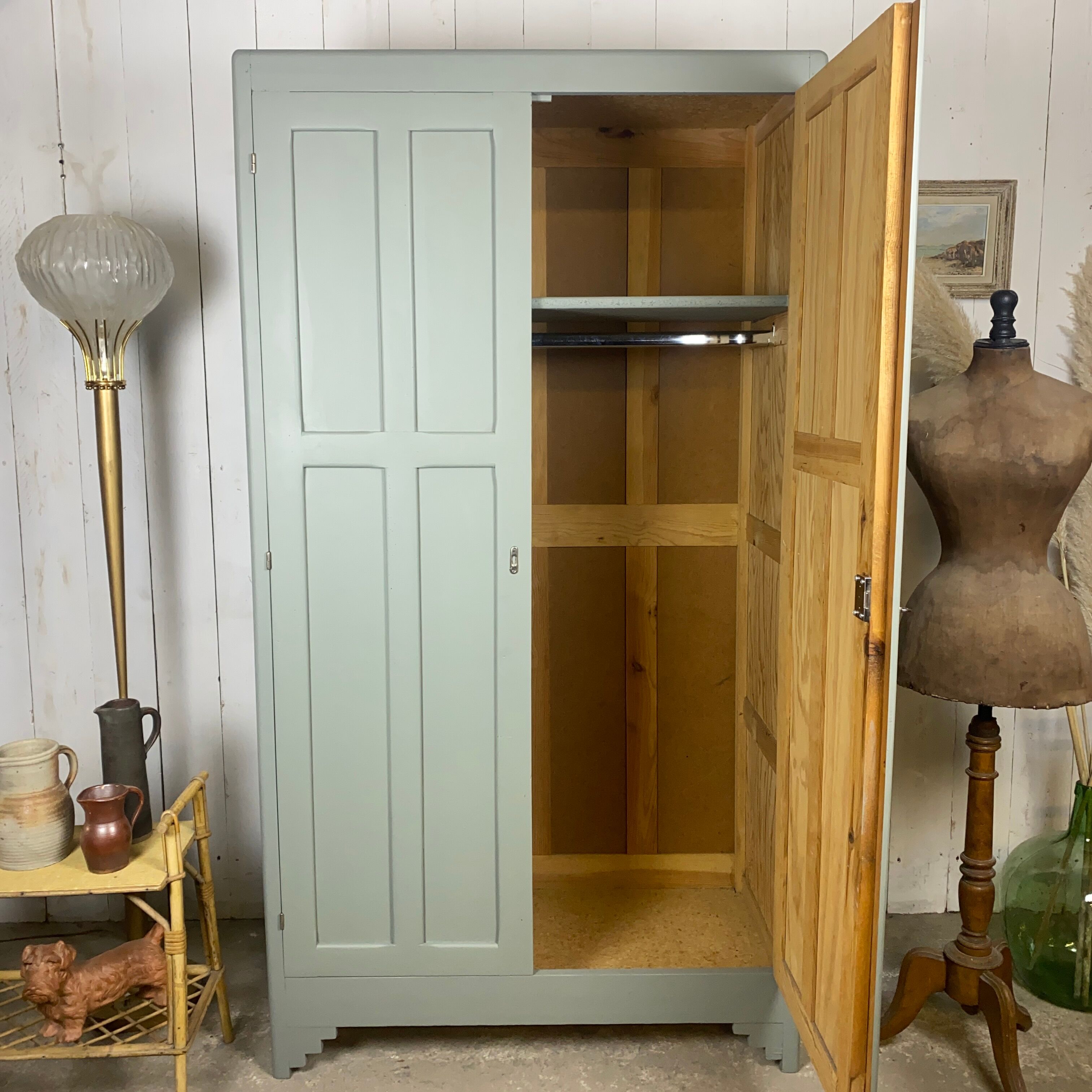 Parisian wardrobe green sage