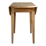 Modular table with vintage solid oak flap