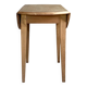 Table modulable à rabat en chêne massif vintage