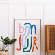 Wall poster with the word Hello 30cmx40cm