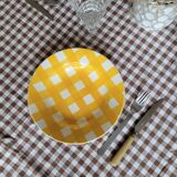 La Redoute x Selency set of 4 yellow semi-deep plates