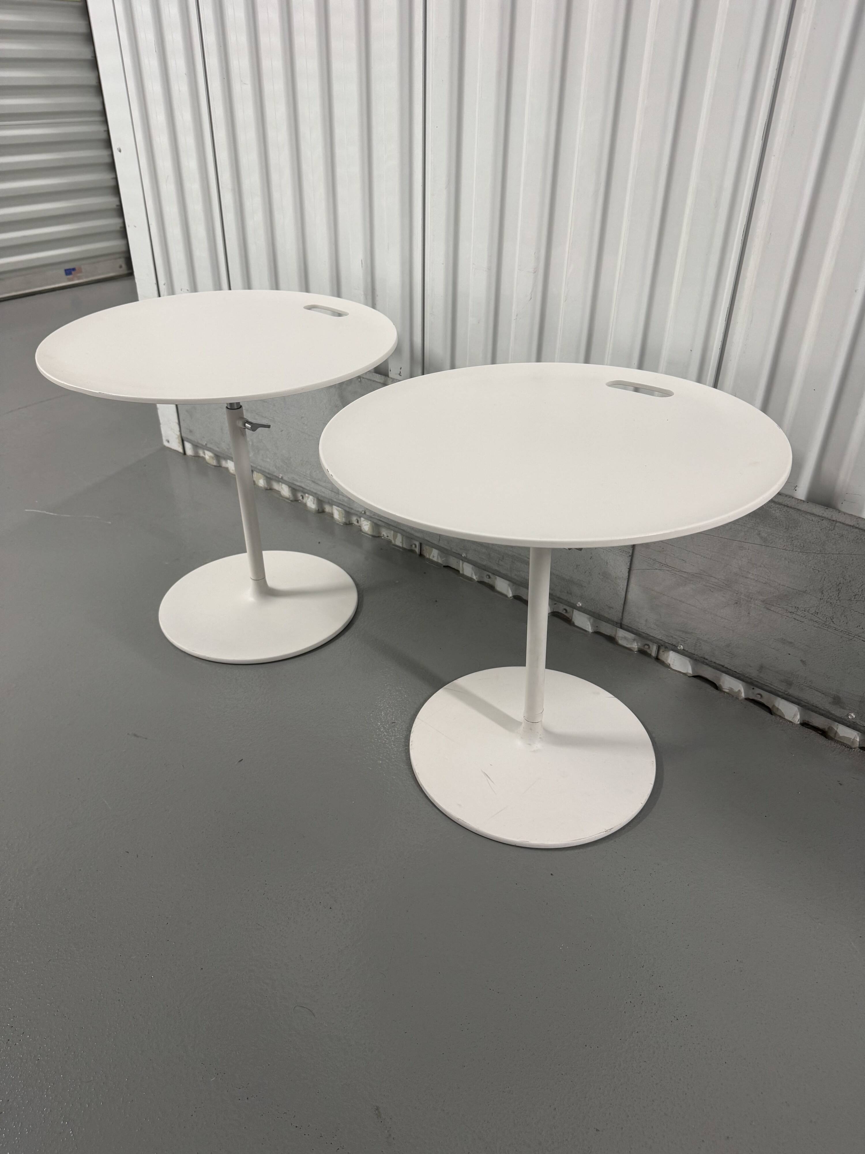 VITRA - Pair of Jasper Morrison Adjustable Occasional Low Tables