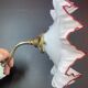 Old Suspension complete lampshade pleated glass wall lamp vintage ceiling lamp